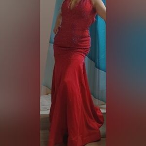 Glamorous Red Maxi Dress